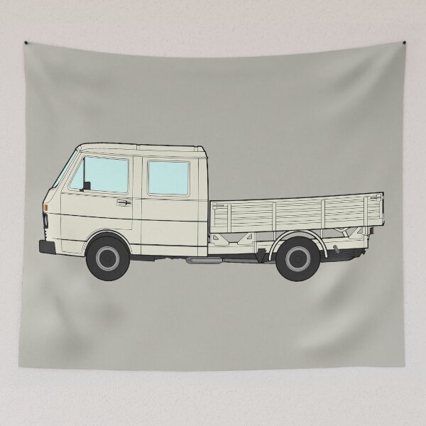 Item preview, German LT with double cab 80's designed and sold by ArtCraftLab.