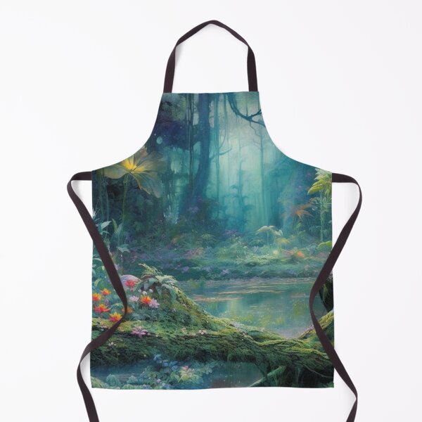 Item preview, Ethereal Rainforest lush forest: A Dream Inspired Landscape designed and sold by Moisky Art.