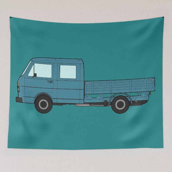 Item preview, German LT with double cab 80's designed and sold by ArtCraftLab.