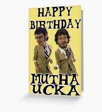 Happy Birthday Mutha Ucka Greeting Card