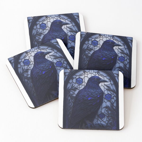 Item preview, Raven - Stained Glass designed and sold by Tremerion.