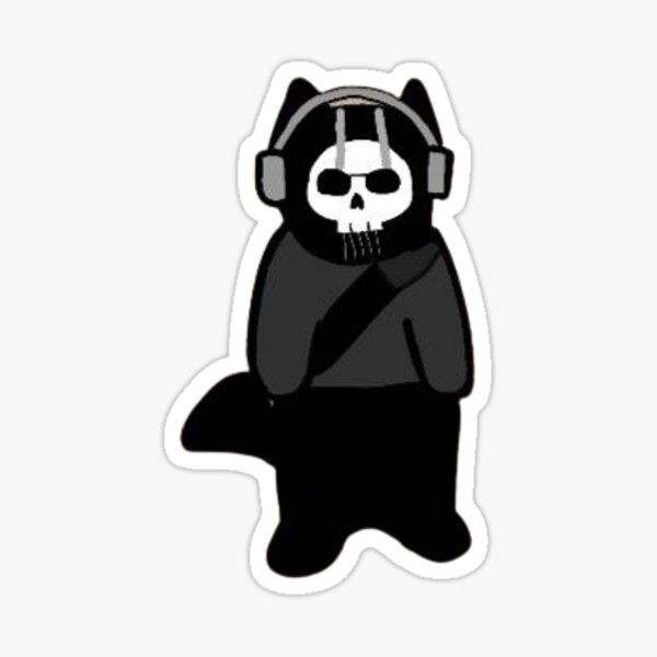 Tactical Ghost Sticker for Sale by spaceofbones