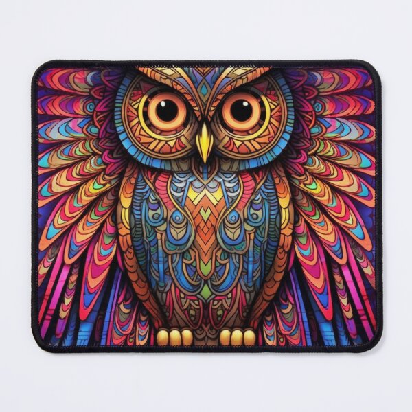 Item preview, Magical Stained Glass Owl Pattern designed and sold by Desfix.