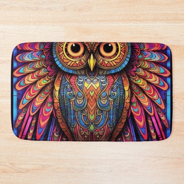 Item preview, Magical Stained Glass Owl Pattern designed and sold by Desfix.