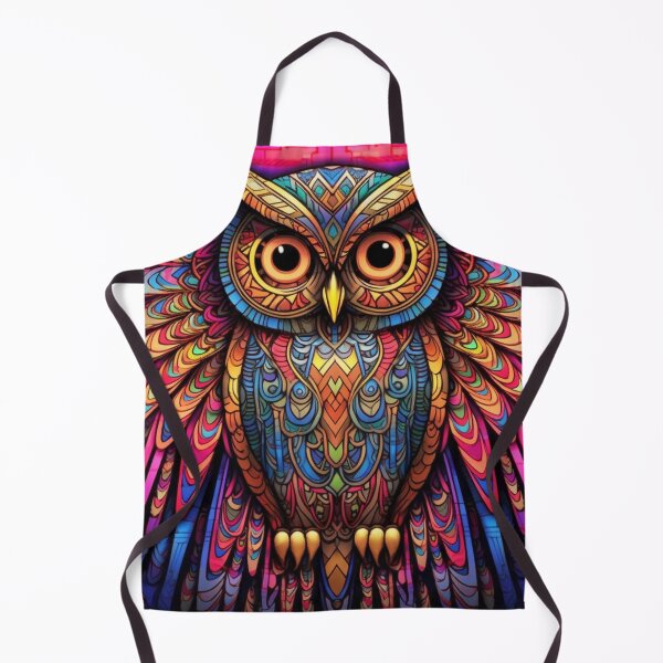 Item preview, Magical Stained Glass Owl Pattern designed and sold by Desfix.