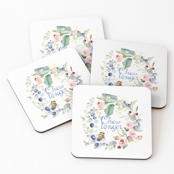 Item preview, Chew Longer watercolor painting designed and sold by Andreja's shop.