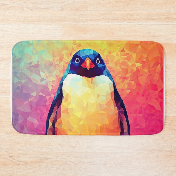 Item preview, Penguin Colorful Geometric Abstract designed and sold by BaysparksMedia.