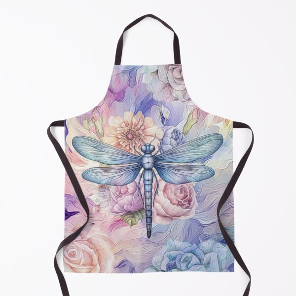 Item preview, Pastel Dragonfly Flowers designed and sold by HappyLifeCreate.