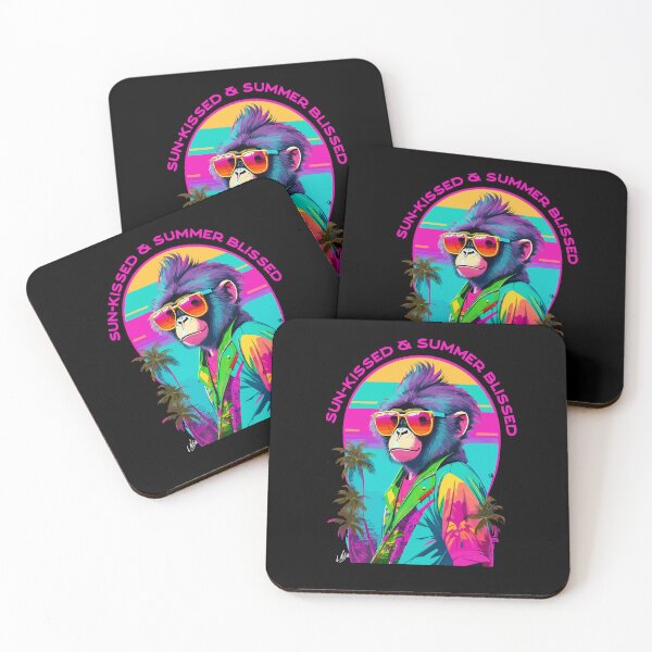 Item preview, Summer Retro Neon Animal Design designed and sold by The Funscape Store.