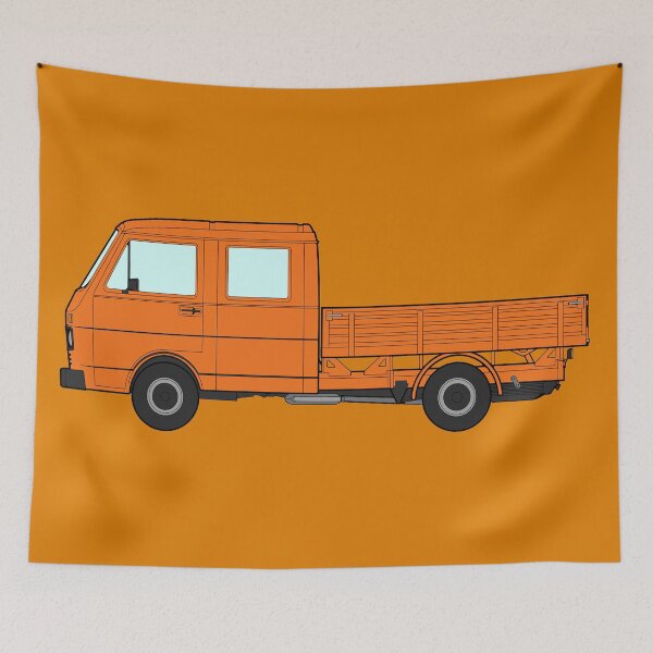 Item preview, German LT with double cab 80's designed and sold by ArtCraftLab.