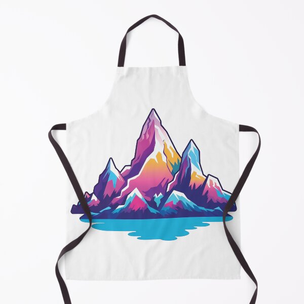 Item preview, Whimsical Wilderness | Kawaii Mountains Graphic | Nature's Playful Beauty designed and sold by PopPopGfx.
