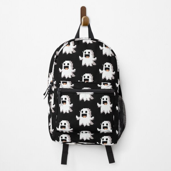 Item preview, Happy ghost pixel art designed and sold by PexelBoi.