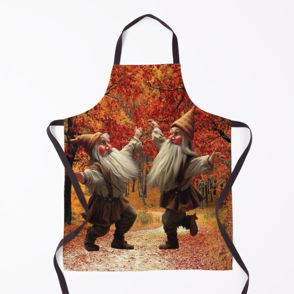 Item preview, Two dwarves in long beards dance together fairy tale dwarves designed and sold by JaroDesign2023.