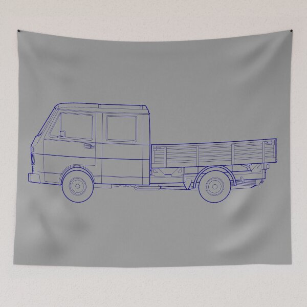 Item preview, German LT with double cab 80's designed and sold by ArtCraftLab.