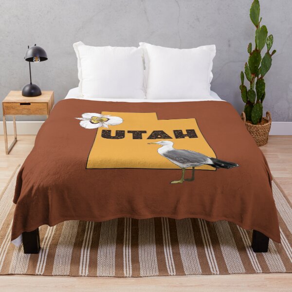 Item preview, Utah with state flower and bird designed and sold by ElementalEmbers.
