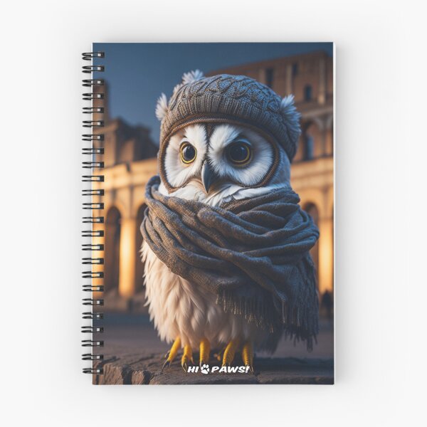 Item preview, cute and cuddly owl visiting rome bedspreads designed and sold by HiPaws.