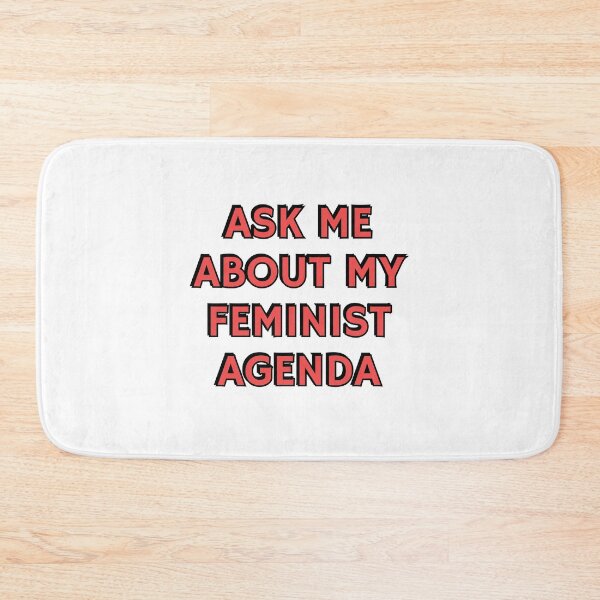 Item preview, Feminism slogans - Ask me about my feminist agenda designed and sold by Inspirationmotivation.
