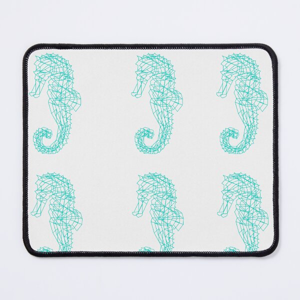 Item preview, SEA HORSE BLUE PATTERN designed and sold by TruchaDesigns.