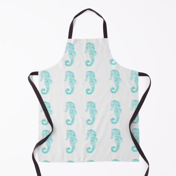 Item preview, SEA HORSE BLUE PATTERN designed and sold by TruchaDesigns.
