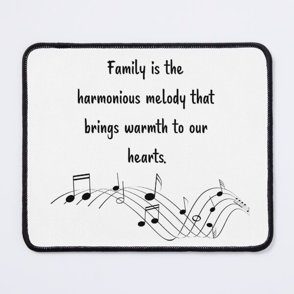 Item preview, Family is like Music 1 - Harmonious melody brings warmth to our hearts. T-Shirt designed and sold by Carrie Ann's Collection.