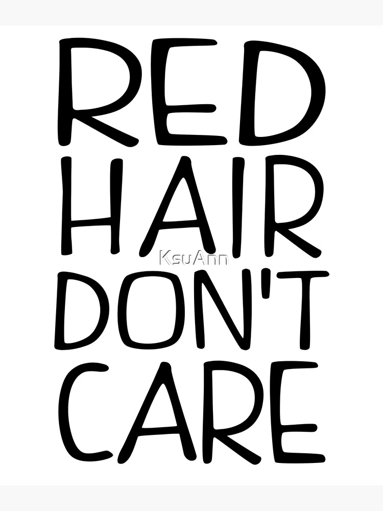Hair dont care red 