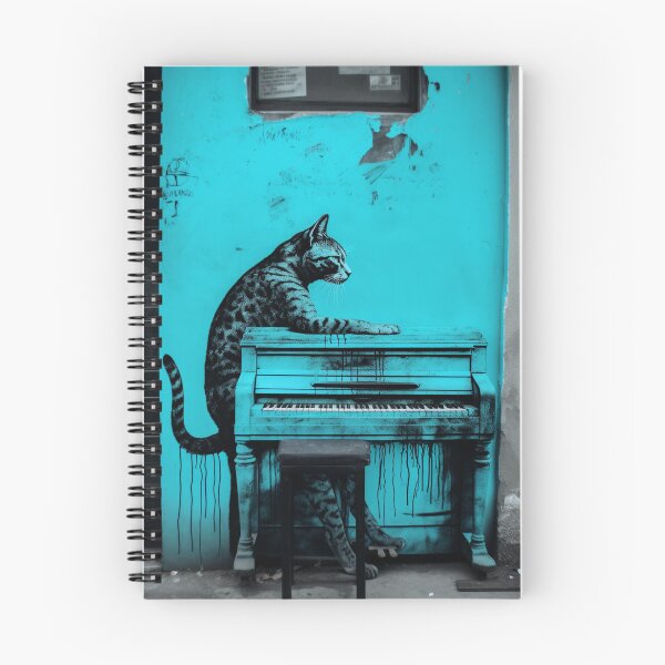 Item preview, Graffiti Piano Cat designed and sold by Kaelci-Hive.
