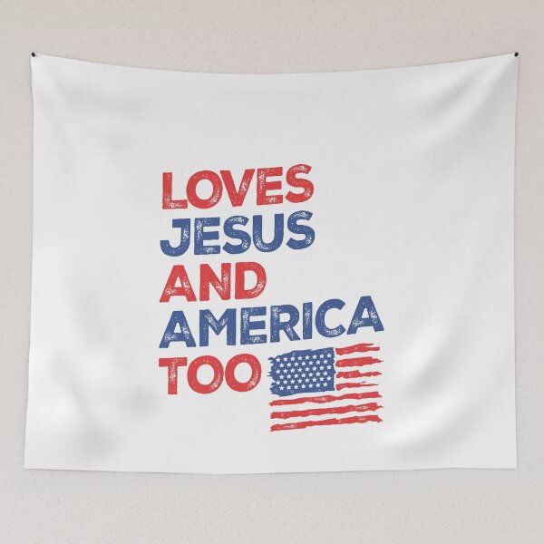 Item preview, Loves Jesus and America Too designed and sold by cidolopez.