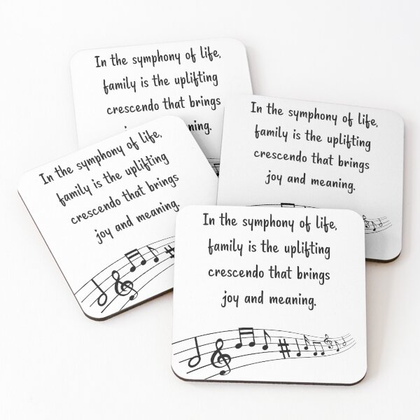 Item preview, Family is like Music 2 - In the symphony of life, crescendo that brings joy and meaning. designed and sold by Carrie Ann's Collection.