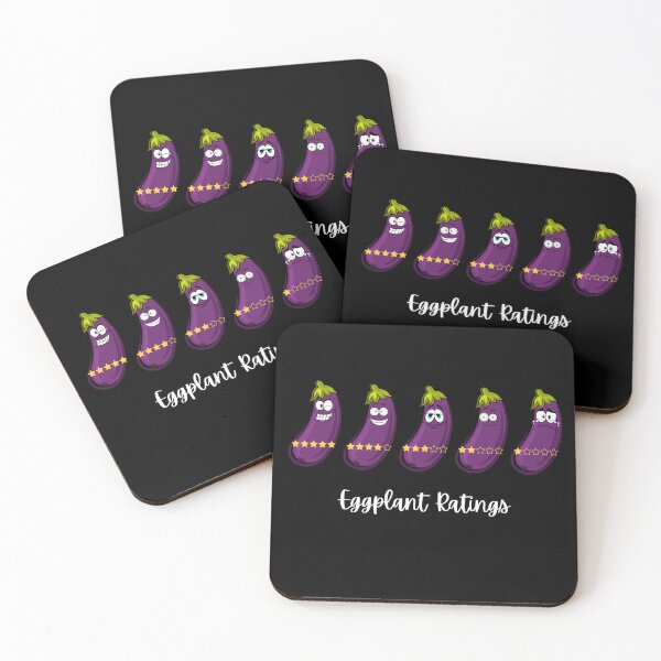 Item preview, Eggplant Ratings designed and sold by smirey designs.