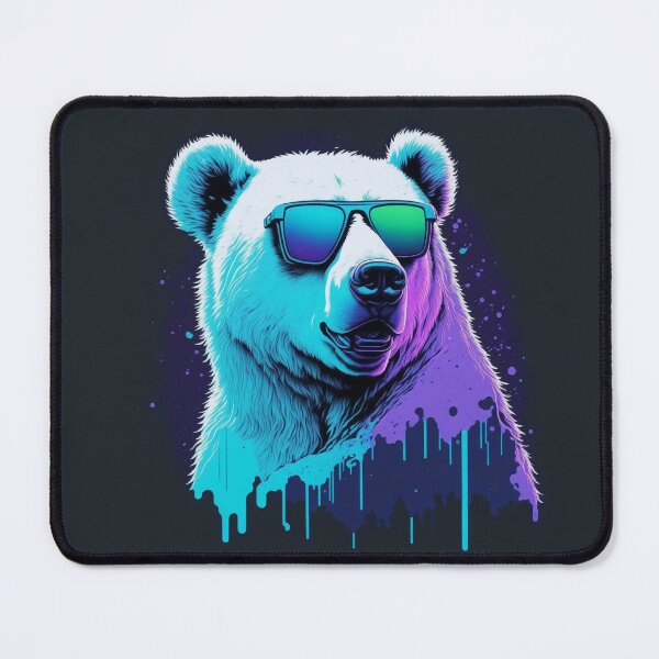 Artikelvorschau, cooler Eisbär entworfen und verkauft von ClipCanvas.