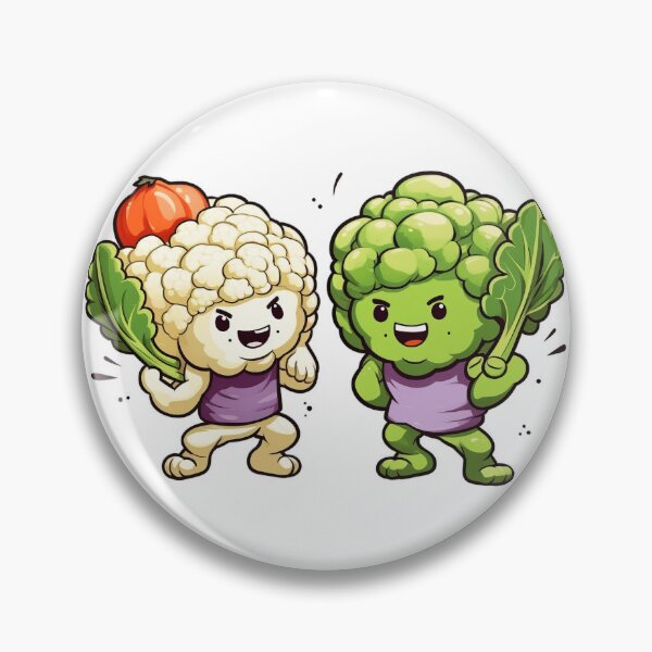 Item preview, Cauliflower vs Broccoli  designed and sold by LilyBell6.