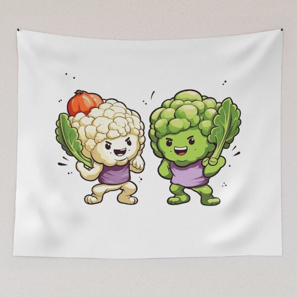 Item preview, Cauliflower vs Broccoli  designed and sold by LilyBell6.