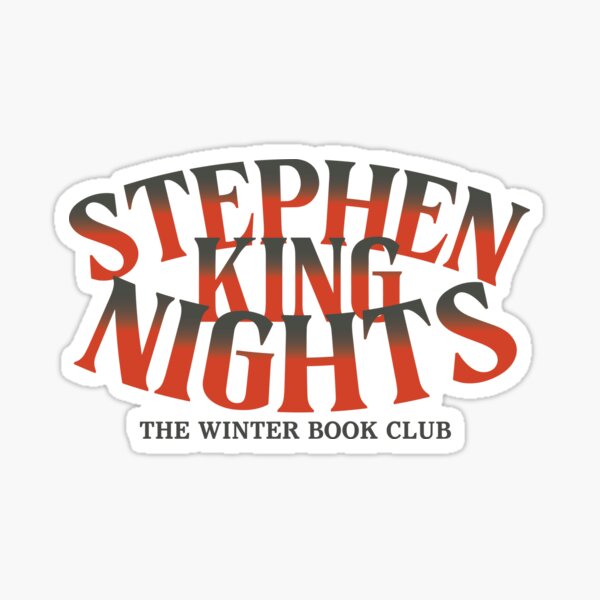 A horror winter book club Sticker