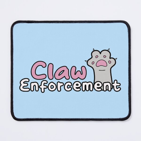 Item preview, Paw Enforcement - Funny Gray Cat designed and sold by ZigerBlitz.