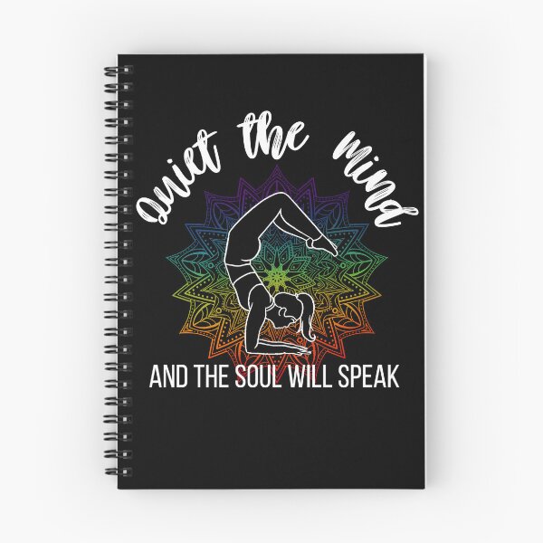 Item preview, Quiet The Mind And The Soul Will Speak (White Text) designed and sold by Lampblack and Bone.