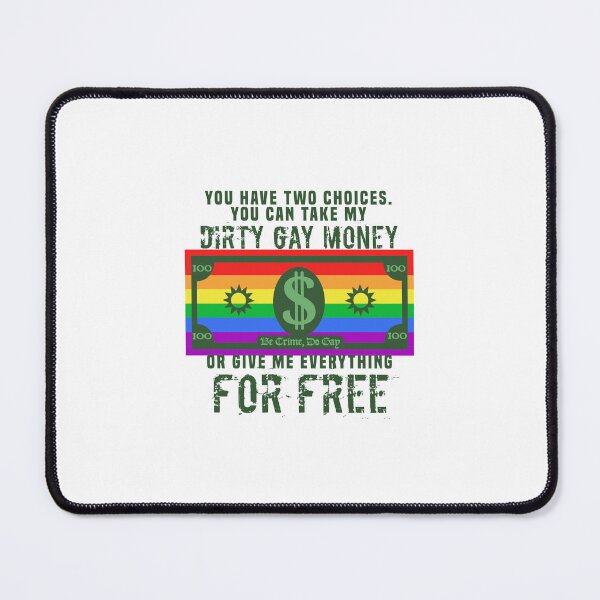 Item preview, Beware My Dirty Gay Money designed and sold by Thornesong Design.