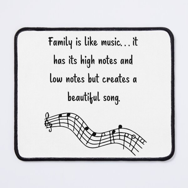 Item preview, Family is like Music 4 - has its high notes and low notes creates a beautiful song. designed and sold by Carrie Ann's Collection.