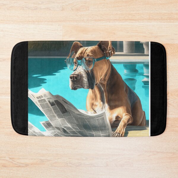 Item preview, Dog Reading Newspaper designed and sold by LAForrest.