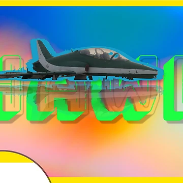 Artwork thumbnail, Saudi Hawk Airplane by DevHackerPython