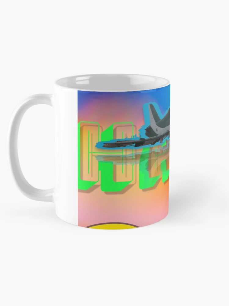 Thumbnail 5 of 6, Coffee Mug, Saudi Hawk Airplane designed and sold by DevHackerPython.