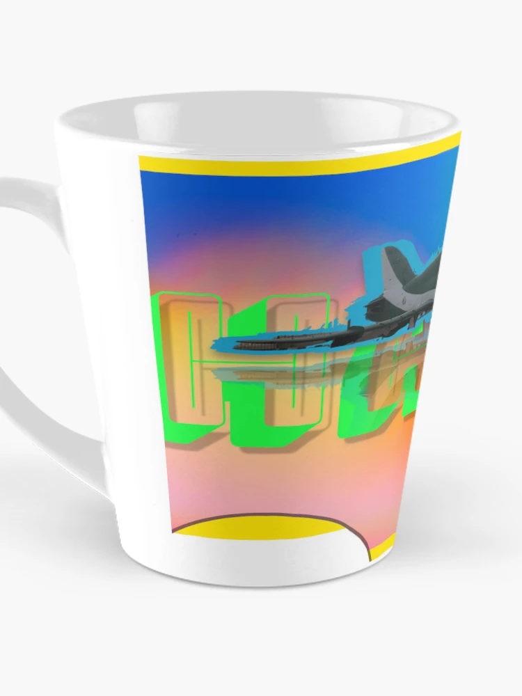 Thumbnail 3 of 4, Coffee Mug, Saudi Hawk Airplane designed and sold by DevHackerPython.