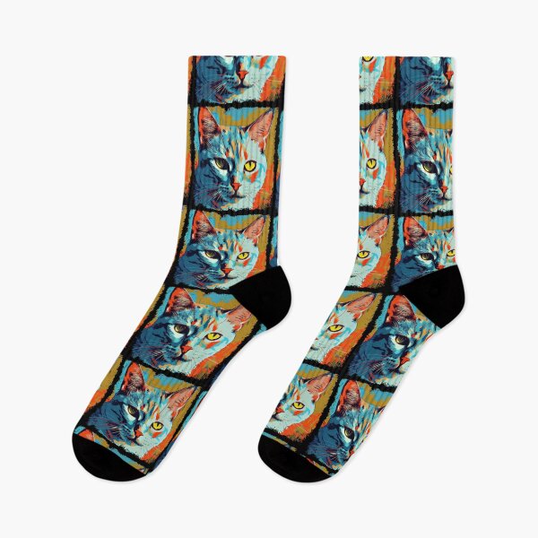 Item preview, Kitty Miaw Colorful Surreal  designed and sold by bellabitis.