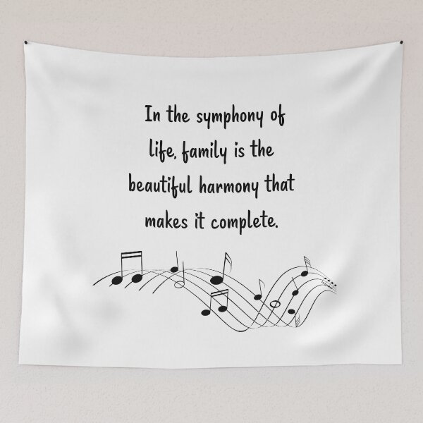 Item preview, Family is like Music 5 - In the symphony of life, harmony that makes it complete. designed and sold by Carrie Ann's Collection.