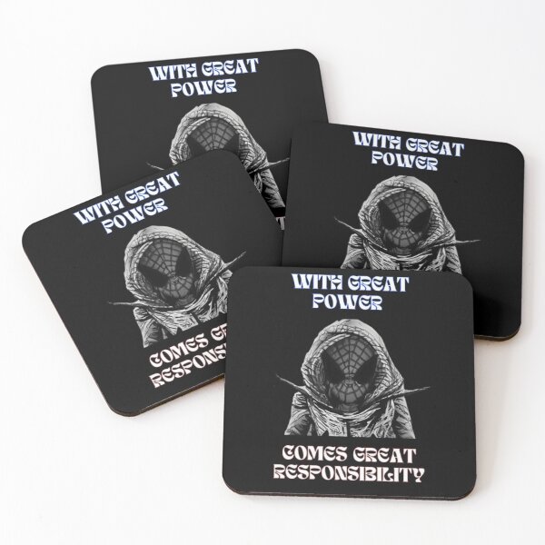 Item preview, Into the Spiderverse Quotes| With Great Power comes with Great responsibility designed and sold by Tejal Bipath.