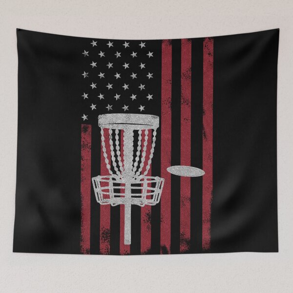 Item preview, Discgolf America Flag - Independence Day designed and sold by DiscGolfArts.
