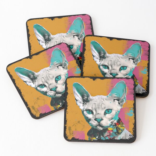 Item preview, Devon Rex Colorful Surreal  designed and sold by bellabitis.