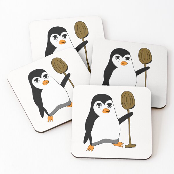 Item preview, Sure Does - Penguin with Paddle designed and sold by AContentCreator.