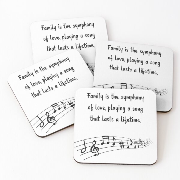 Item preview, Family is like Music 6 - Family is the symphony of love, playing a song that lasts a lifetime.  designed and sold by Carrie Ann's Collection.