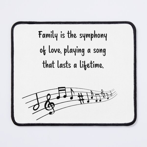 Item preview, Family is like Music 6 - Family is the symphony of love, playing a song that lasts a lifetime.  designed and sold by Carrie Ann's Collection.