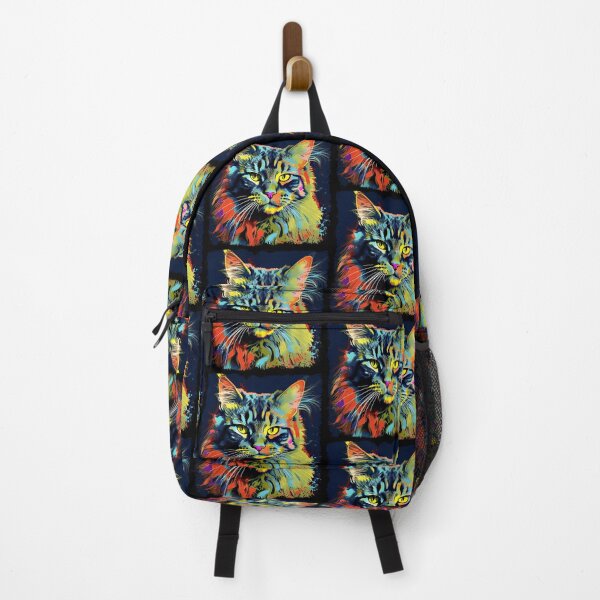 Item preview, Maine Coon Colorful Surreal designed and sold by bellabitis.